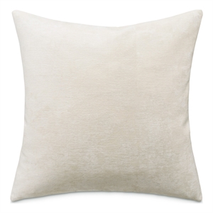 MICHAEL AMINI The Smith 20x20&quot Square Chenille Accent Pillow in Cream Set of 2