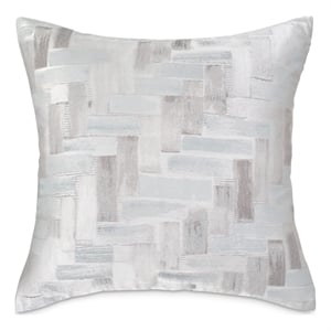 MICHAEL AMINI Lexi 21x21&quot Square Fabric Accent Pillow in Spa Light Gray Set of 2
