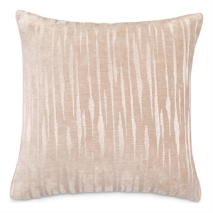 MICHAEL AMINI GLAMtastic Parallel 19x19&quot Square Accent Pillow in Cream Set of 2