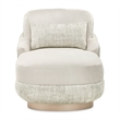 Michael Amini Aurora Faux-Suede Chaise Lounger  - Quarry/Moonlight