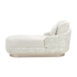 Michael Amini Aurora Faux-Suede Chaise Lounger  - Quarry/Moonlight