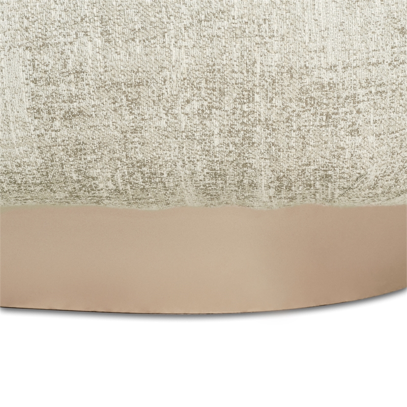 Michael Amini Aurora Faux-Suede Chaise Lounger  - Quarry/Moonlight