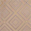 MICHAEL AMINI Ariana Upholstered Velvet Sofa in Beige and Gold