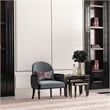 Michael Amini La Francaise Nesting Tables - Set of 3 - Black Ice