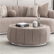 Michael Amini Lucca Cocktail Table - Tan Nougat