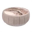 Michael Amini Lucca Cocktail Table - Tan Nougat