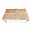 MICHAEL AMINI Malibu Crest 9-Piece Engineered Wood Dining Set in Blush
