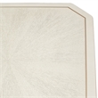 MICHAEL AMINI La Rachelle 9-Piece Engineered Wood Dining Set in Champagne/White