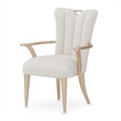 MICHAEL AMINI La Rachelle 9-Piece Engineered Wood Dining Set in Champagne/White