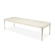 MICHAEL AMINI La Rachelle 9-Piece Engineered Wood Dining Set in Champagne/White