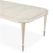 MICHAEL AMINI La Rachelle 9-Piece Engineered Wood Dining Set in Champagne/White