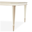 MICHAEL AMINI La Rachelle 9-Piece Engineered Wood Dining Set in Champagne/White