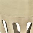 MICHAEL AMINI La Rachelle 5-Piece Transitional Metal Dining Set in Metal