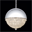 Michael Amini Eclipse Modern LED Chandelier - Silver