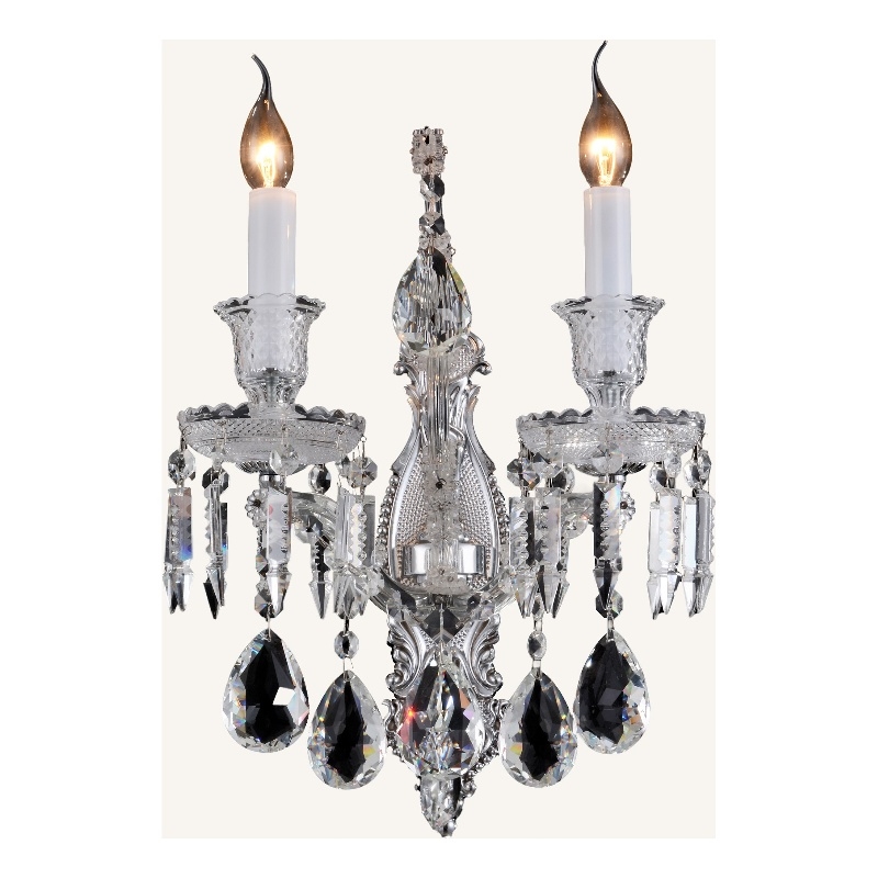 Michael Amini Chambord Crystal Wall Sconce - Clear