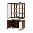 Michael Amini Belmont Place Display Cabinet in Espresso