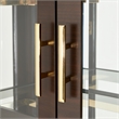 Michael Amini Belmont Place Display Cabinet in Espresso