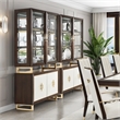 Michael Amini Belmont Place Display Cabinet in Espresso
