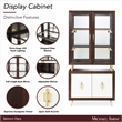 Michael Amini Belmont Place Display Cabinet in Espresso