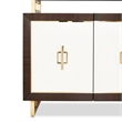 Michael Amini Belmont Place Display Cabinet in Espresso