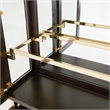 Michael Amini Belmont Place Display Cabinet in Espresso