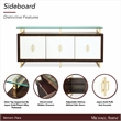 Michael Amini Belmont Place 2-Drawers Buffet/Sideboard in Espresso