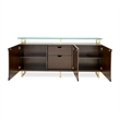 Michael Amini Belmont Place 2-Drawers Buffet/Sideboard in Espresso