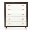 Michael Amini Belmont Place 5-Drawer Bedroom Chest in Espresso