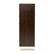 Michael Amini Belmont Place 5-Drawer Bedroom Chest in Espresso