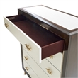 Michael Amini Belmont Place 5-Drawer Bedroom Chest in Espresso