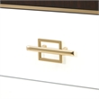 Michael Amini Belmont Place 5-Drawer Bedroom Chest in Espresso