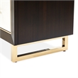 Michael Amini Belmont Place 5-Drawer Bedroom Chest in Espresso