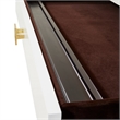 Michael Amini Belmont Place 7-Drawers Office Desk in Espresso