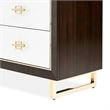 Michael Amini Belmont Place 9-Drawers Bedroom Dresser in Espresso