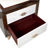 Michael Amini Belmont Place 2-Drawer Contemporary Wood Nightstand in Espresso