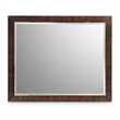 Michael Amini Belmont Place Contemporary Wood Wall Mirror in Espresso