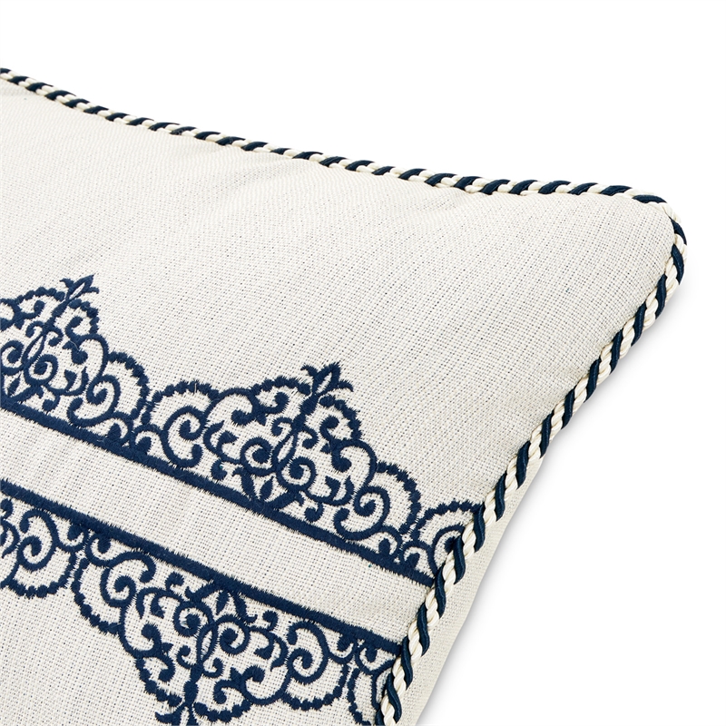 Michael Amini Yardley 5-Piece King Comforter Set - Navy