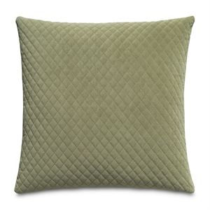 Gemma 21&quot Velvet Throw Pillow - Tarragon Green in Set of 2
