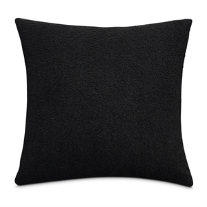 Michael Amini Shepard 21&quot Square Throw Pillow - Black in Set of 2
