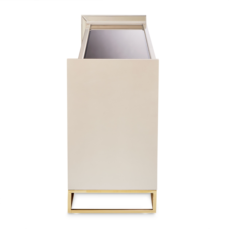 Michael Amini Carmela Console Cabinet - Shimmering Ivory