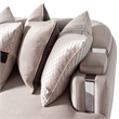 Michael Amini Carmela Mansion Sofa - Zinc/Silver