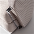 Michael Amini Carmela Accent Chair - Zinc/Silver