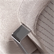 Michael Amini Carmela Accent Chair - Zinc/Silver
