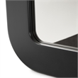 Michael Amini Lisbon Wall Mirror - Silken Matte Black