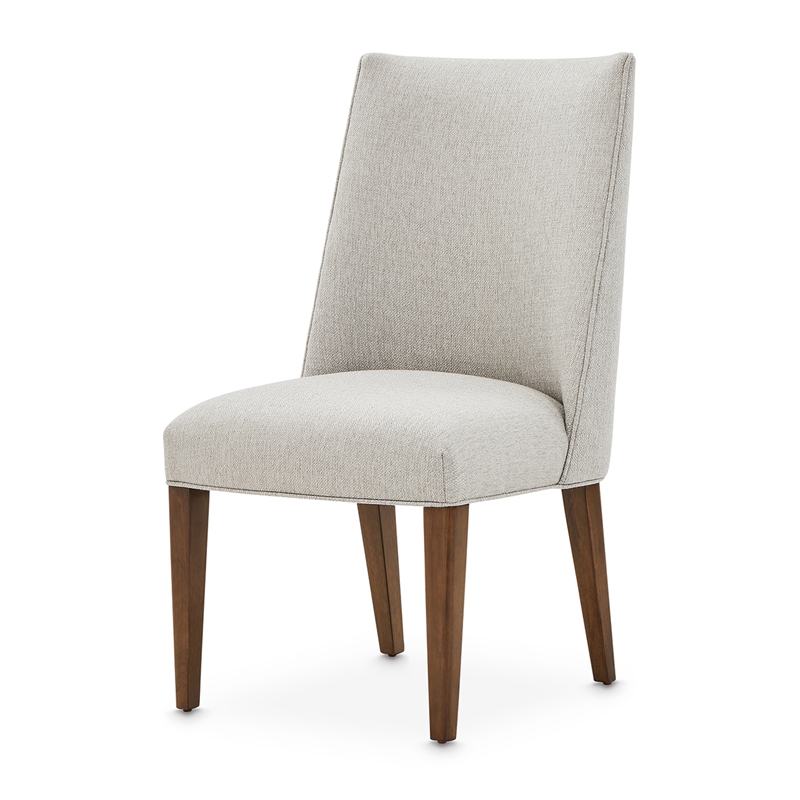 Brooklyn Walk Dining Side Chair - Set of 2 - Greige/Burnt Umber