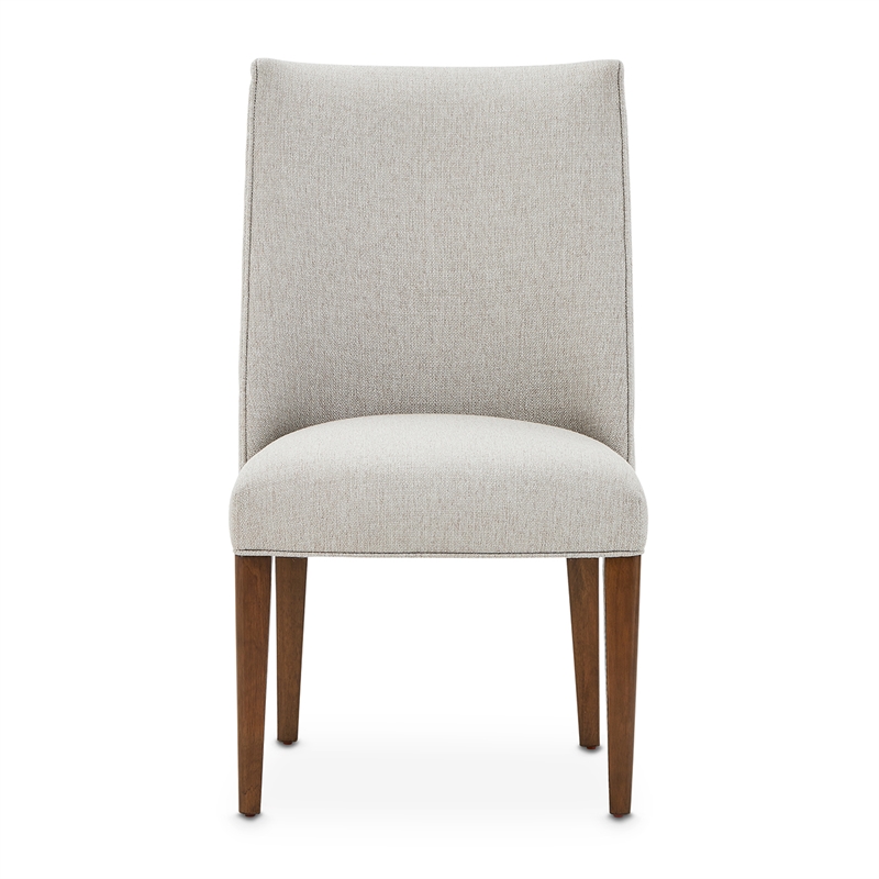 Brooklyn Walk Dining Side Chair - Set of 2 - Greige/Burnt Umber