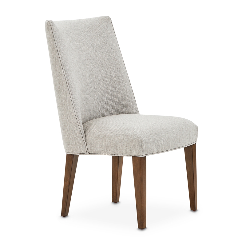 Brooklyn Walk Dining Side Chair - Set of 2 - Greige/Burnt Umber