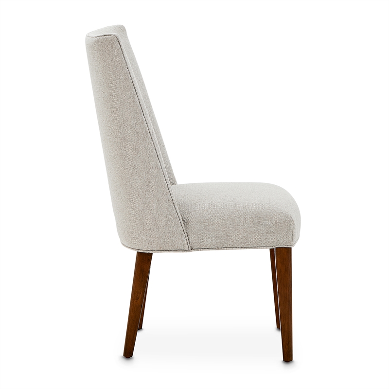 Brooklyn Walk Dining Side Chair - Set of 2 - Greige/Burnt Umber