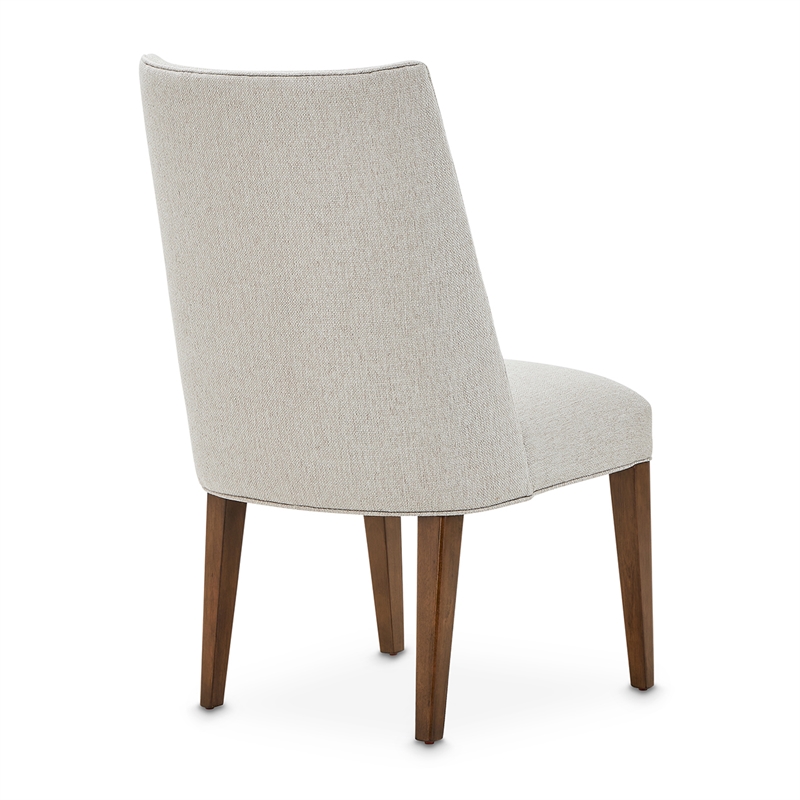Brooklyn Walk Dining Side Chair - Set of 2 - Greige/Burnt Umber