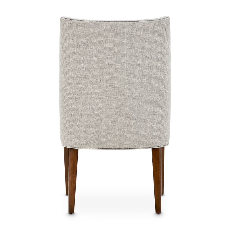 Brooklyn Walk Dining Side Chair - Set of 2 - Greige/Burnt Umber